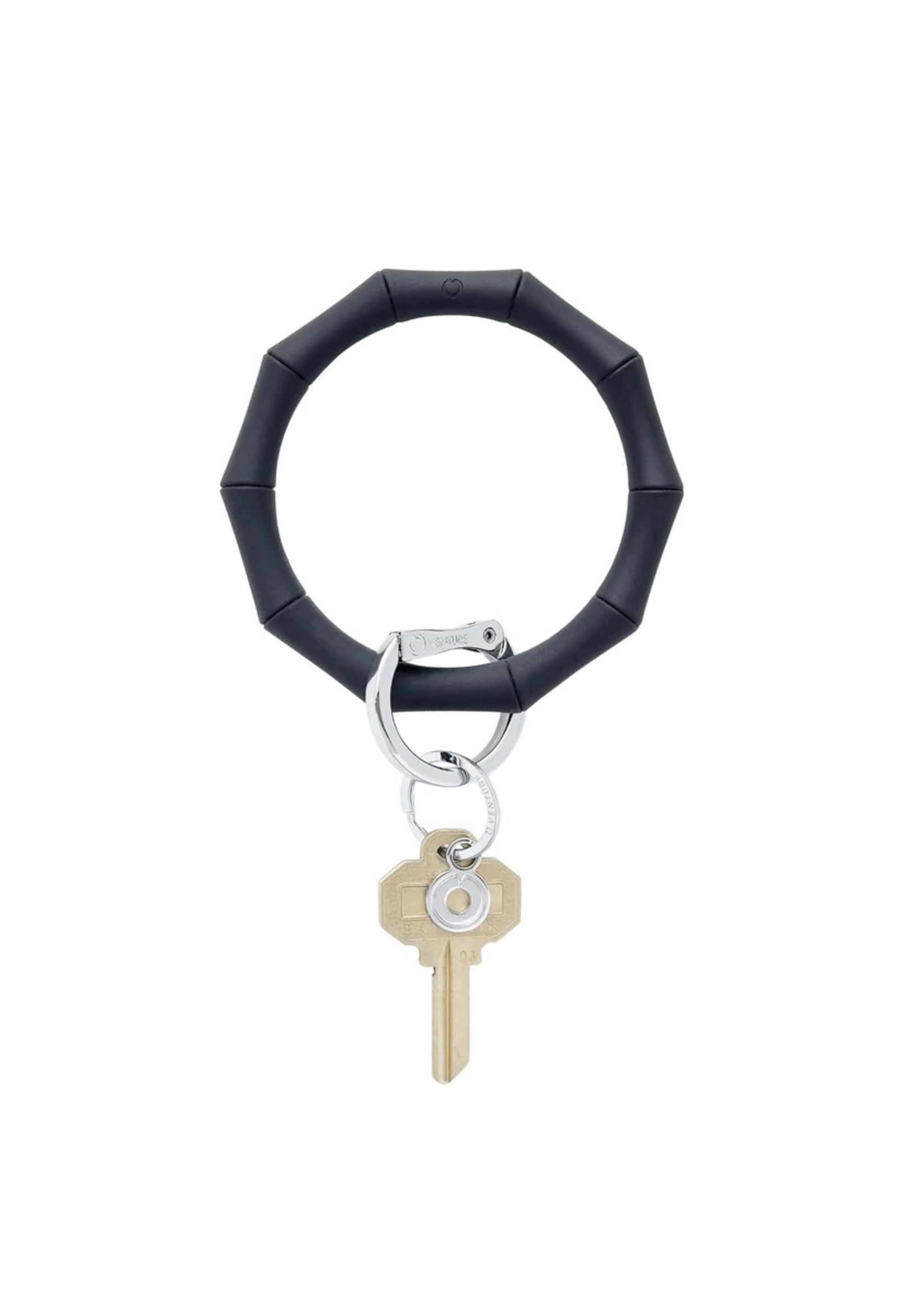 Oventure Silicone Big O® Key Ring Bamboo Collection Back in Black Bamboo