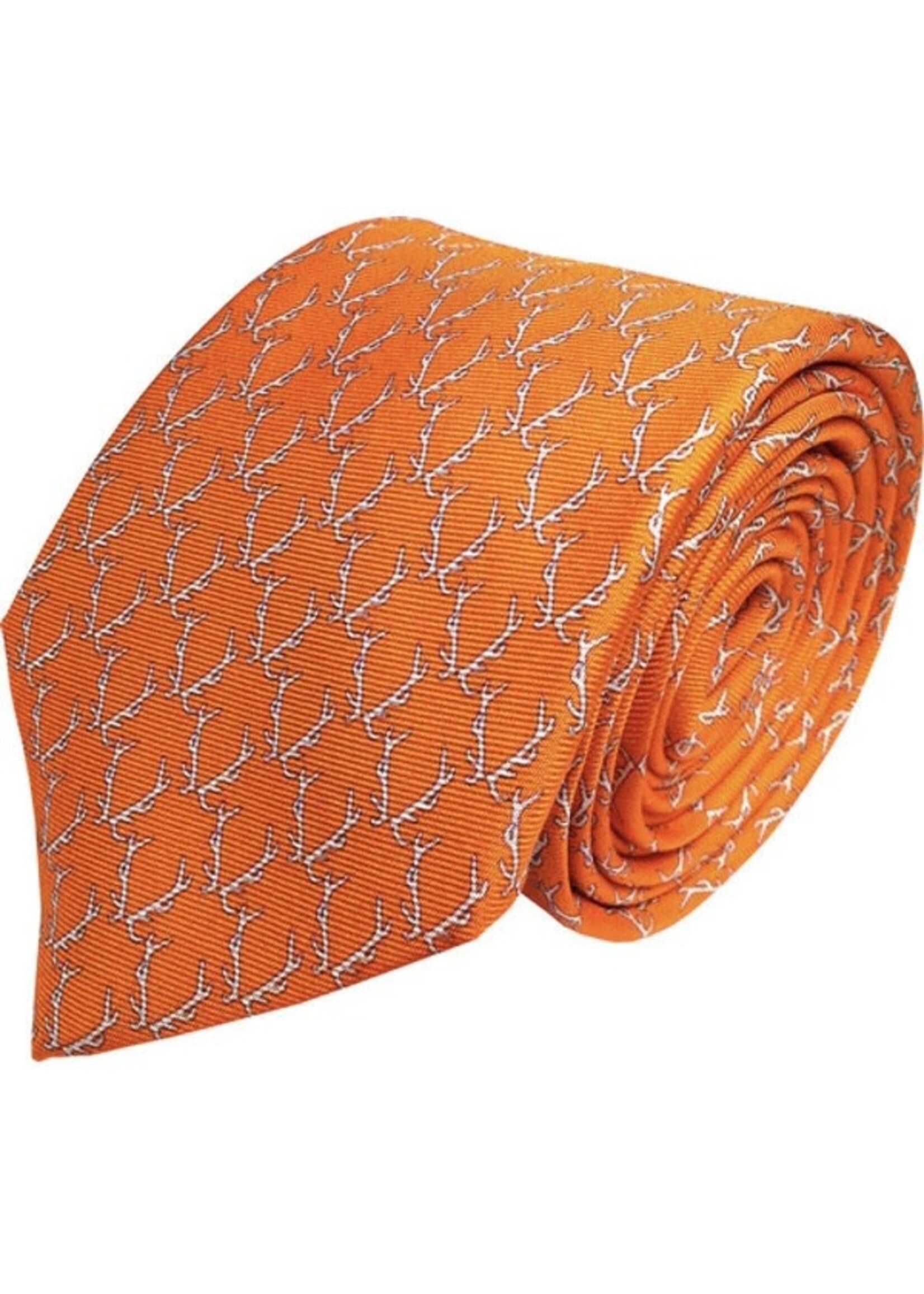 Lazyjack Press Buckwild Tie-Orange