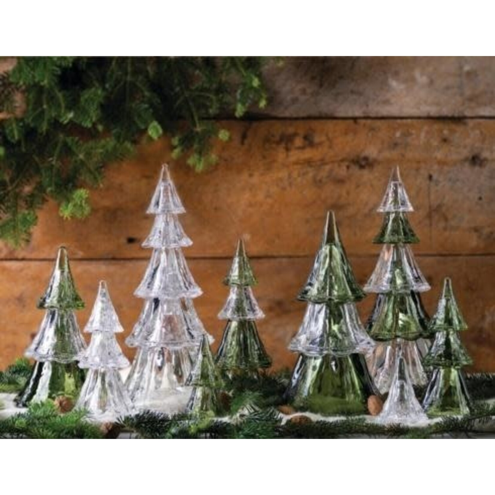 Juliska Holiday Home Decor 9" Tree Small Tower, Set/3 (includes Mini, Small & Medium Tree Tiers)