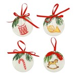 VIETRI Nutcrackers Assorted Ornaments- Set of 4