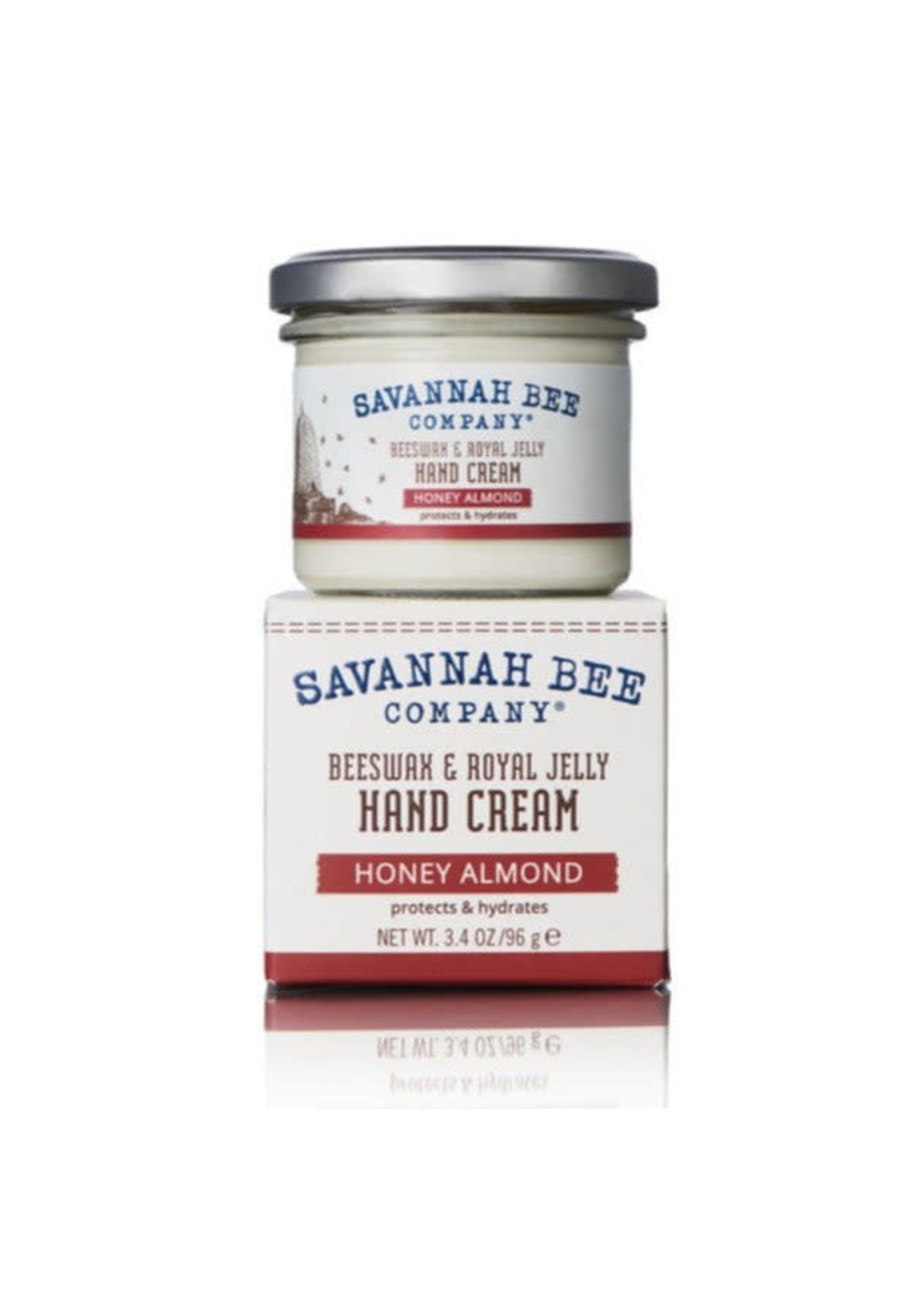 Savannah Bee Company Beeswax Handcream in a Jar - Honey Almond 3.4 oz