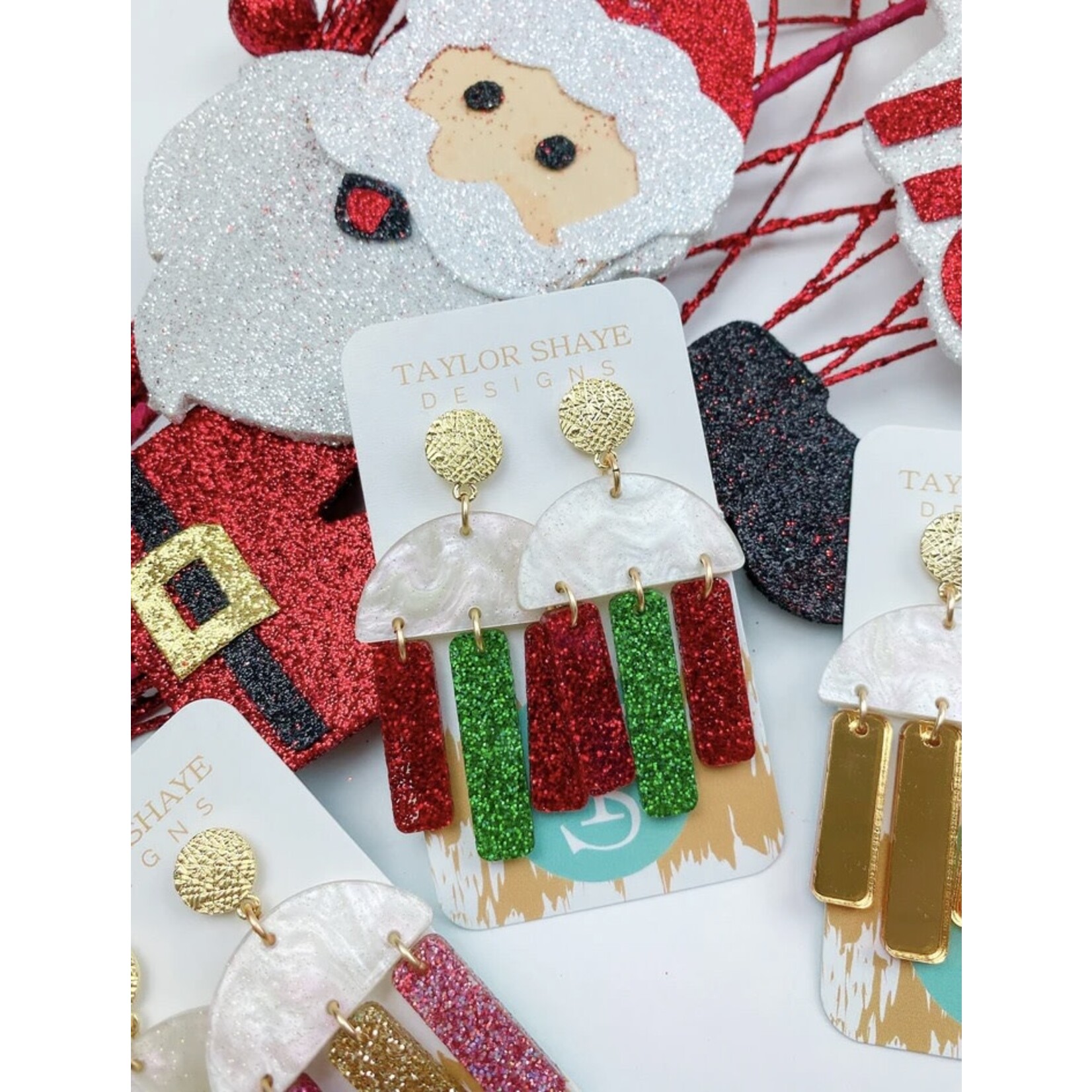 Taylor Shaye Designs Melody Acrylic Drops - Christmas Mix
