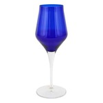 VIETRI Contessa Cobalt Wine Glass