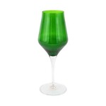 VIETRI Contessa Emerald Water Glass