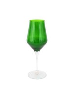 VIETRI Contessa Emerald Water Glass