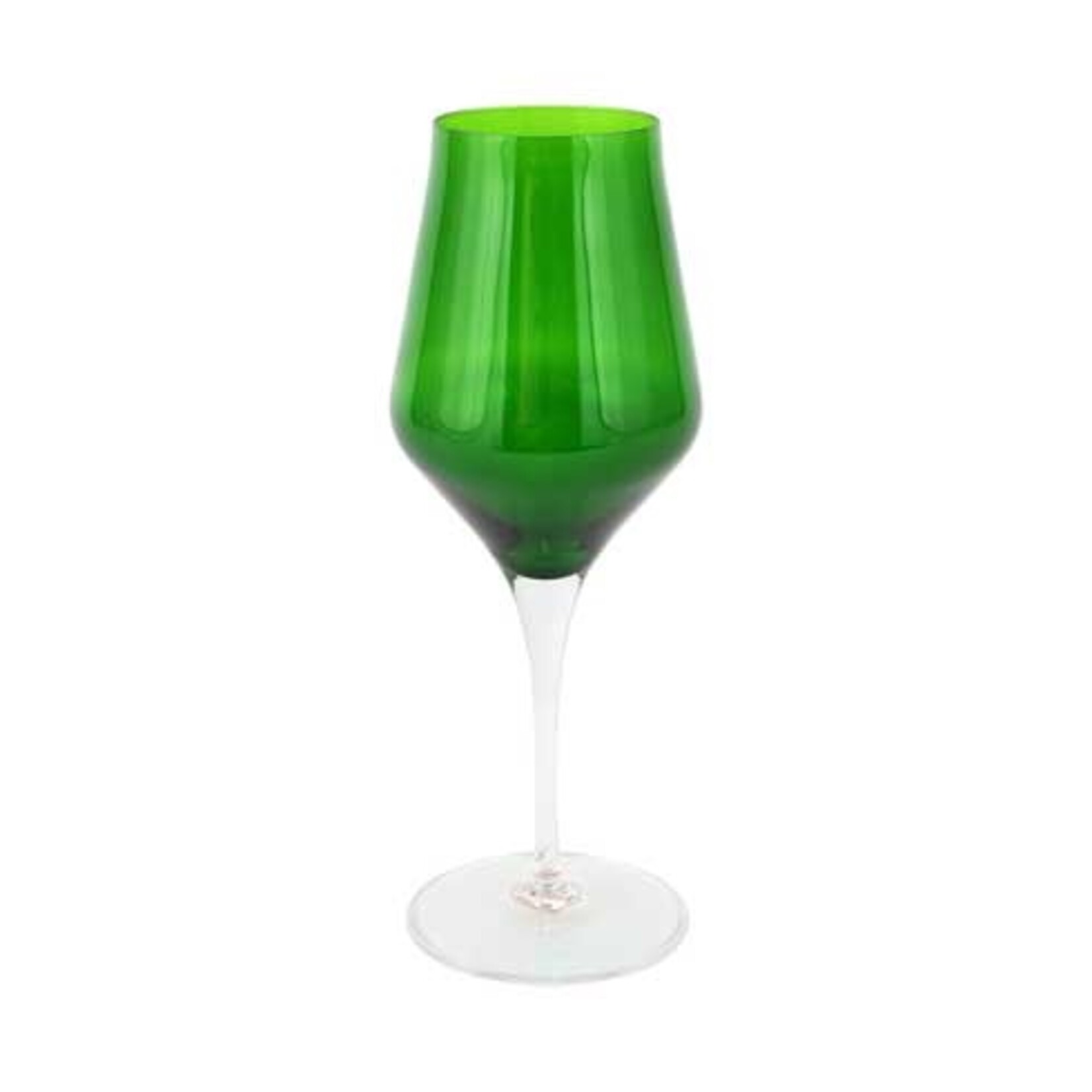 VIETRI Contessa Emerald Water Glass