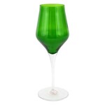 VIETRI Contessa Emerald Wine Glass