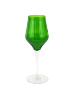 VIETRI Contessa Emerald Wine Glass