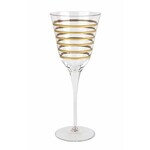 VIETRI Raffaello Swirl Wine Glass