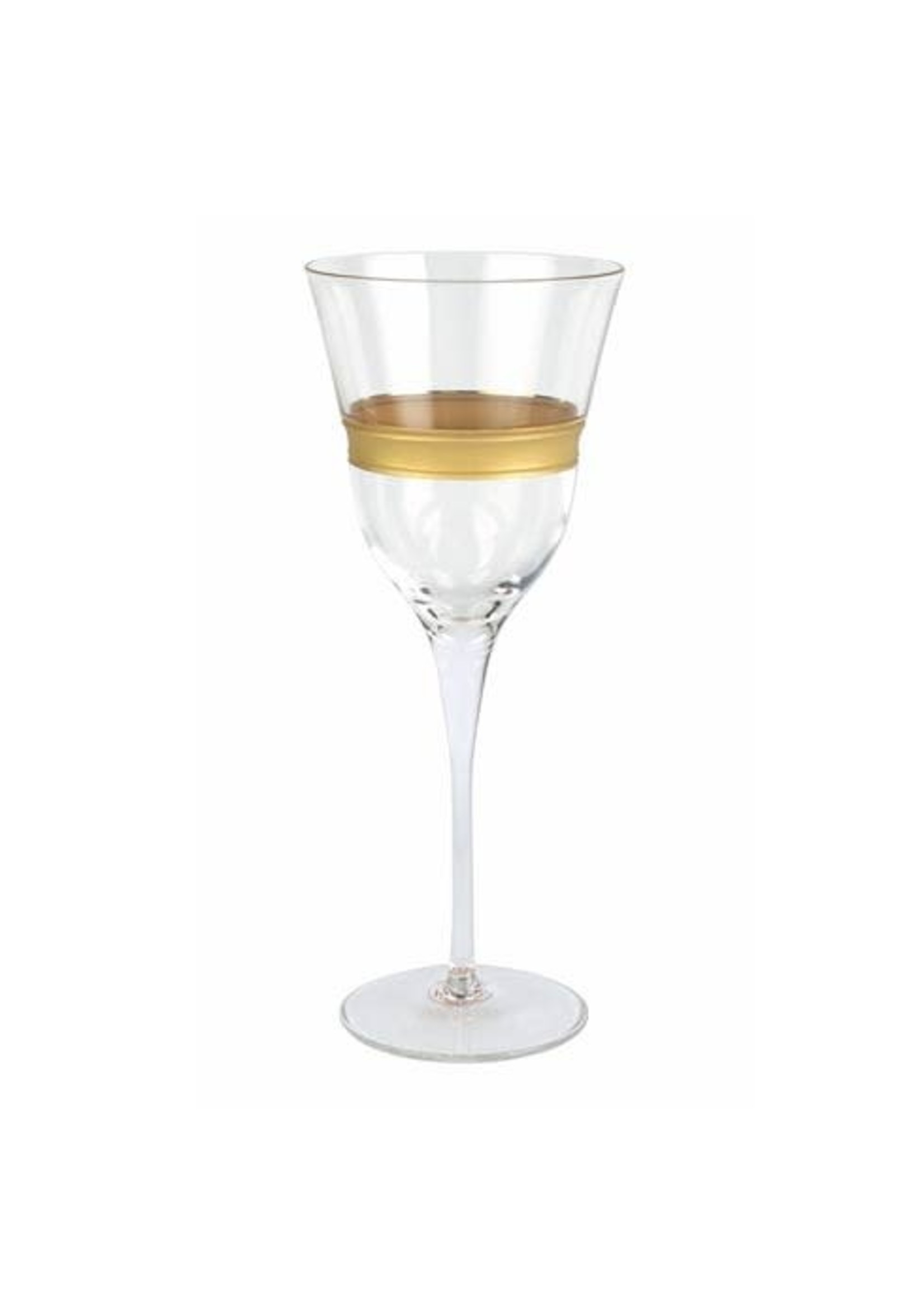 VIETRI Raffaello Banded Wine Glass