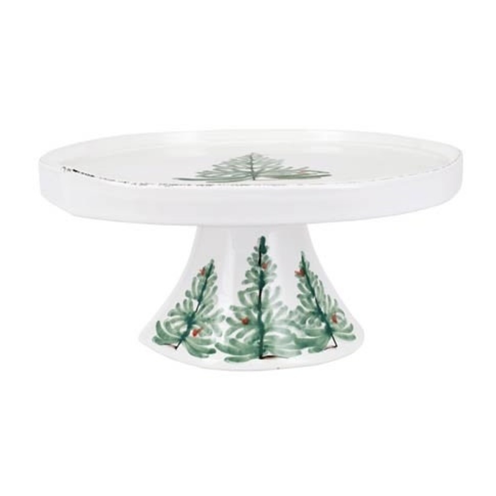 VIETRI Lastra Holiday Large Cake Stand