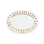 VIETRI Medici Gold Medium Oval Platter