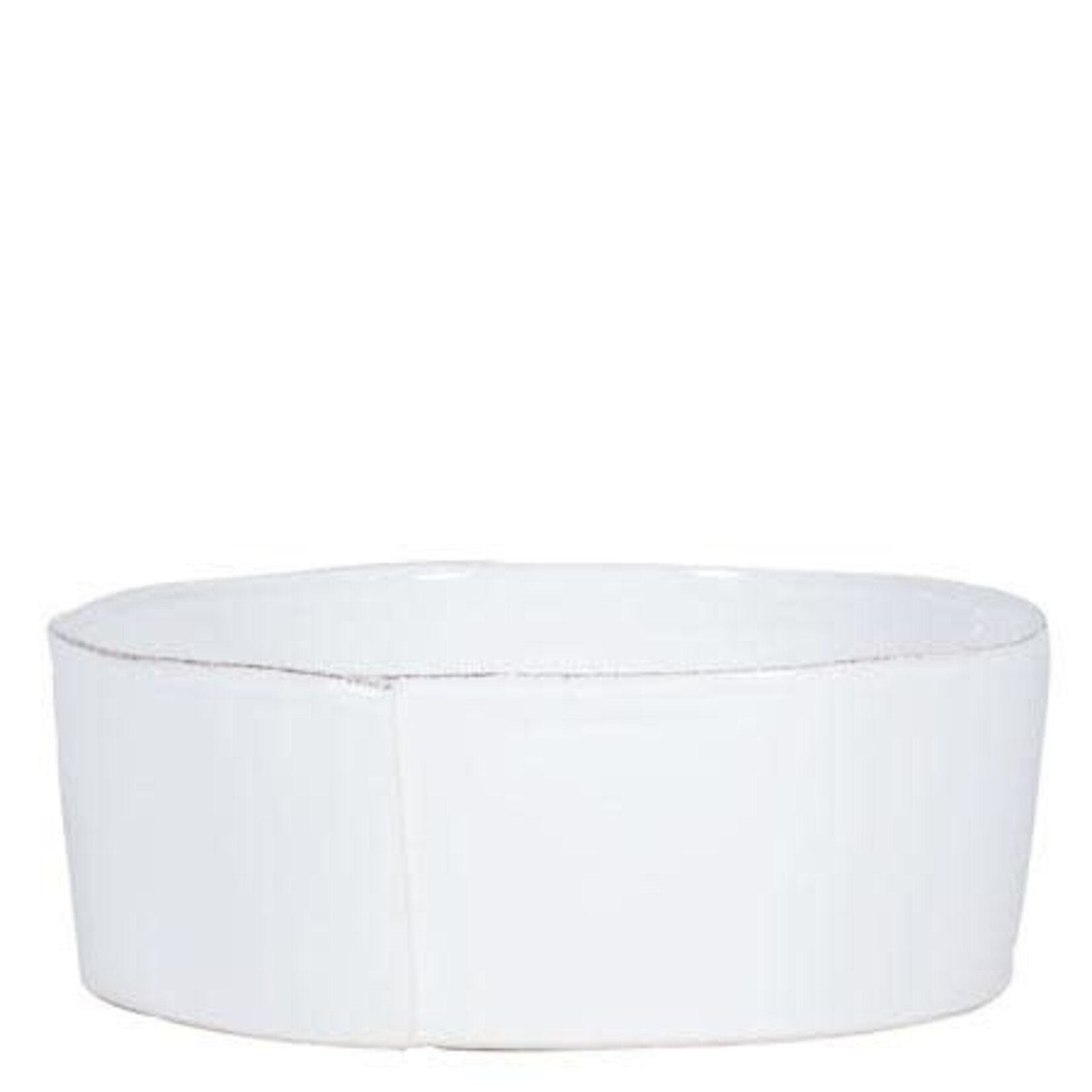 VIETRI Lastra White Large Serving Bowl
