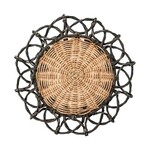 Juliska Provence Rattan Black Placemat