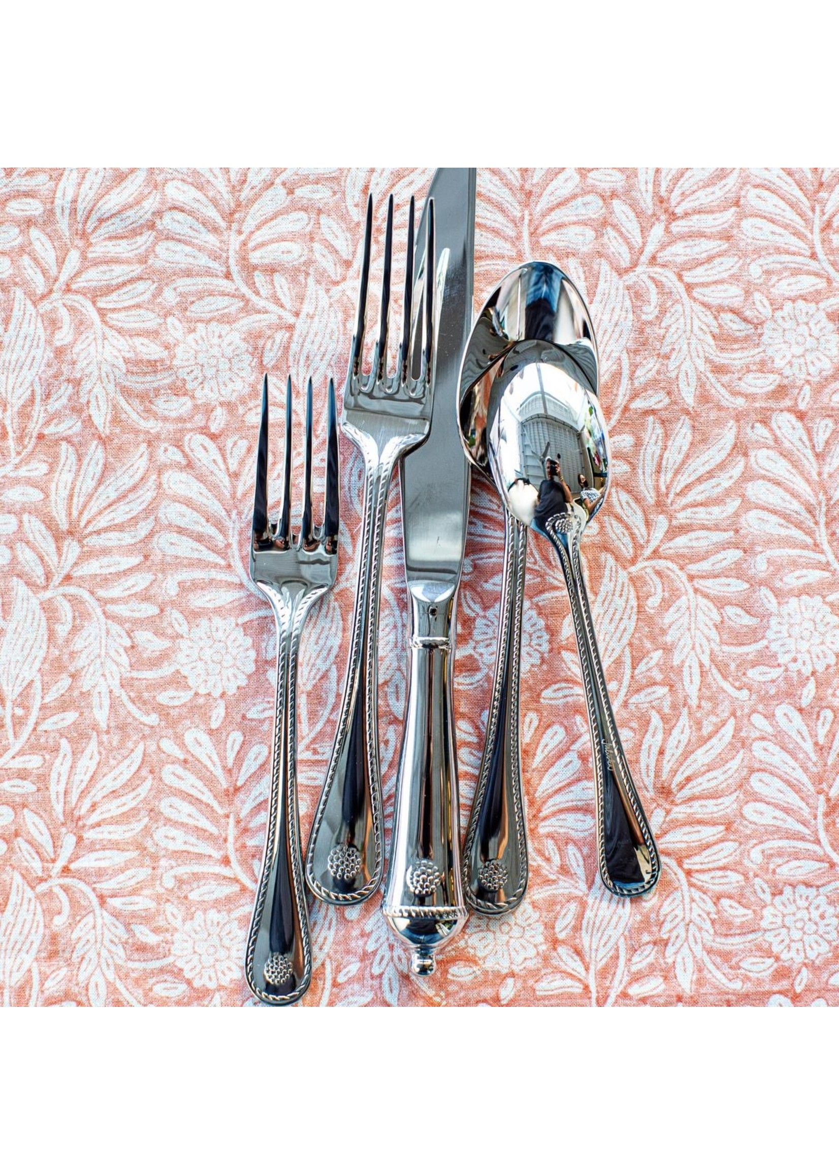 Juliska Berry & Thread Flatware Berry & Thread Polished 5 Piece Place Setting