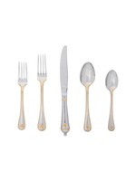 Juliska Berry & Thread Flatware Polished with Gold Accents Flatware 5pc Setting