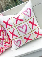 XOXO Tic Tac Toe Pillow