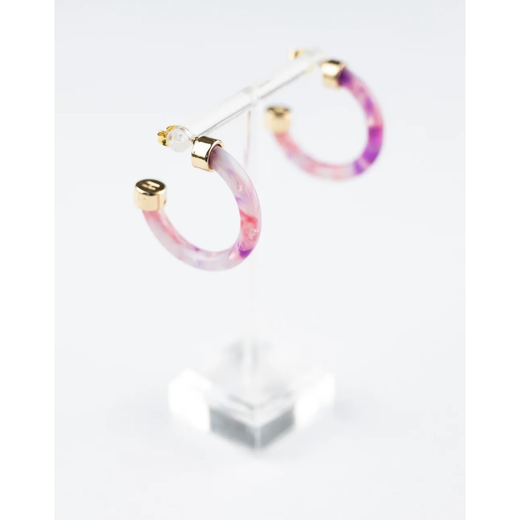 Hoo Hoops Orchid Lei Mini Hoops