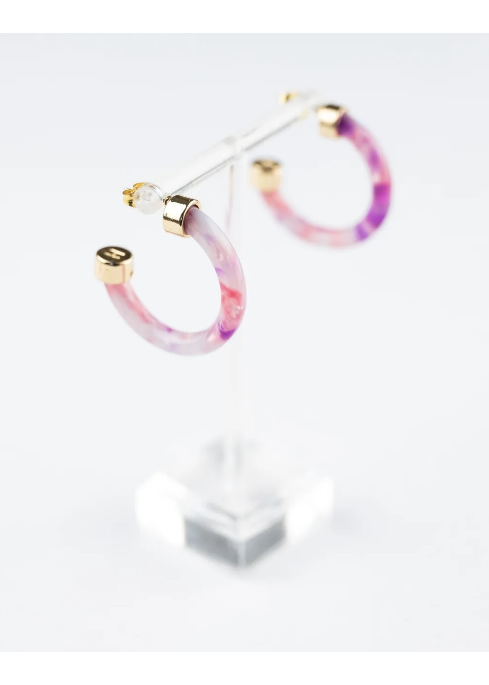 Hoo Hoops Orchid Lei Mini Hoops