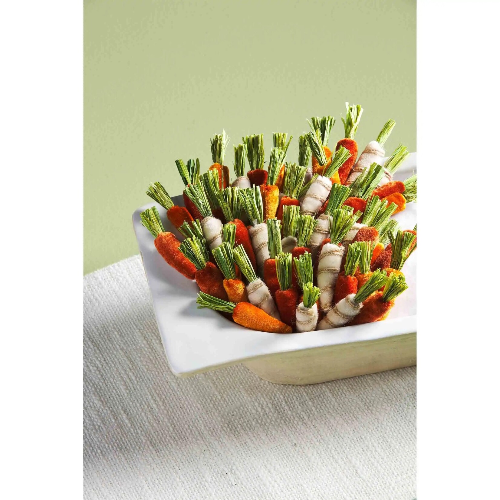 Mud Pie MINI VELVET CARROTS SET