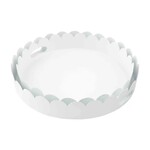 Mud Pie LARGE NESTED SCALLOP METAL TRAY