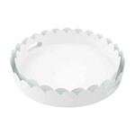 Mud Pie SMALL NESTED SCALLOP METAL TRAY