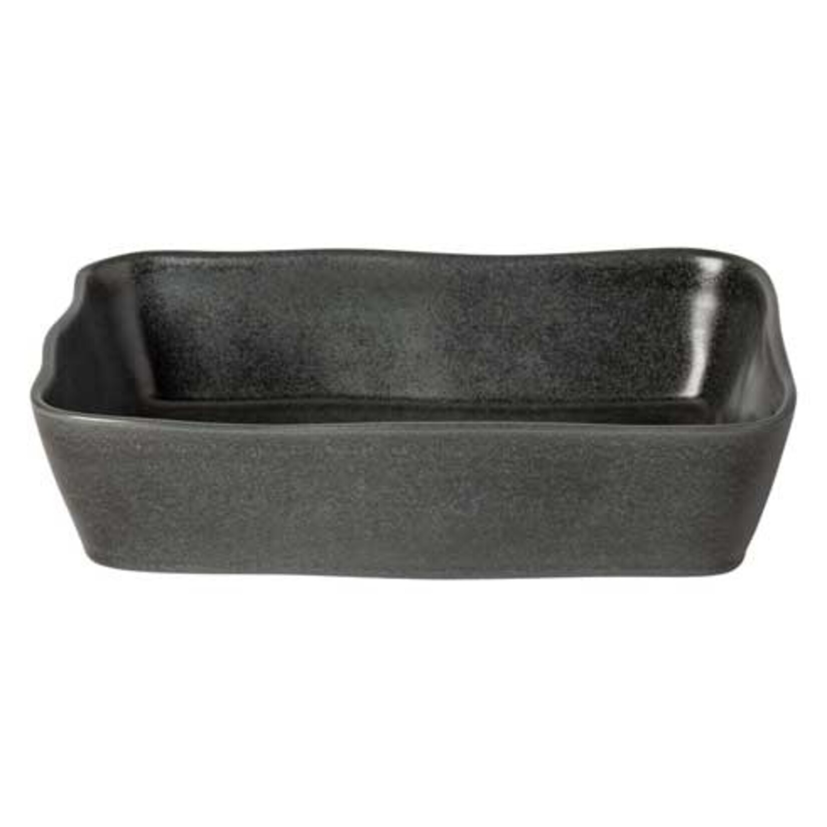 CASAFINA LIVING LIVIA BAKER RECT 12"-MATTE BLACK