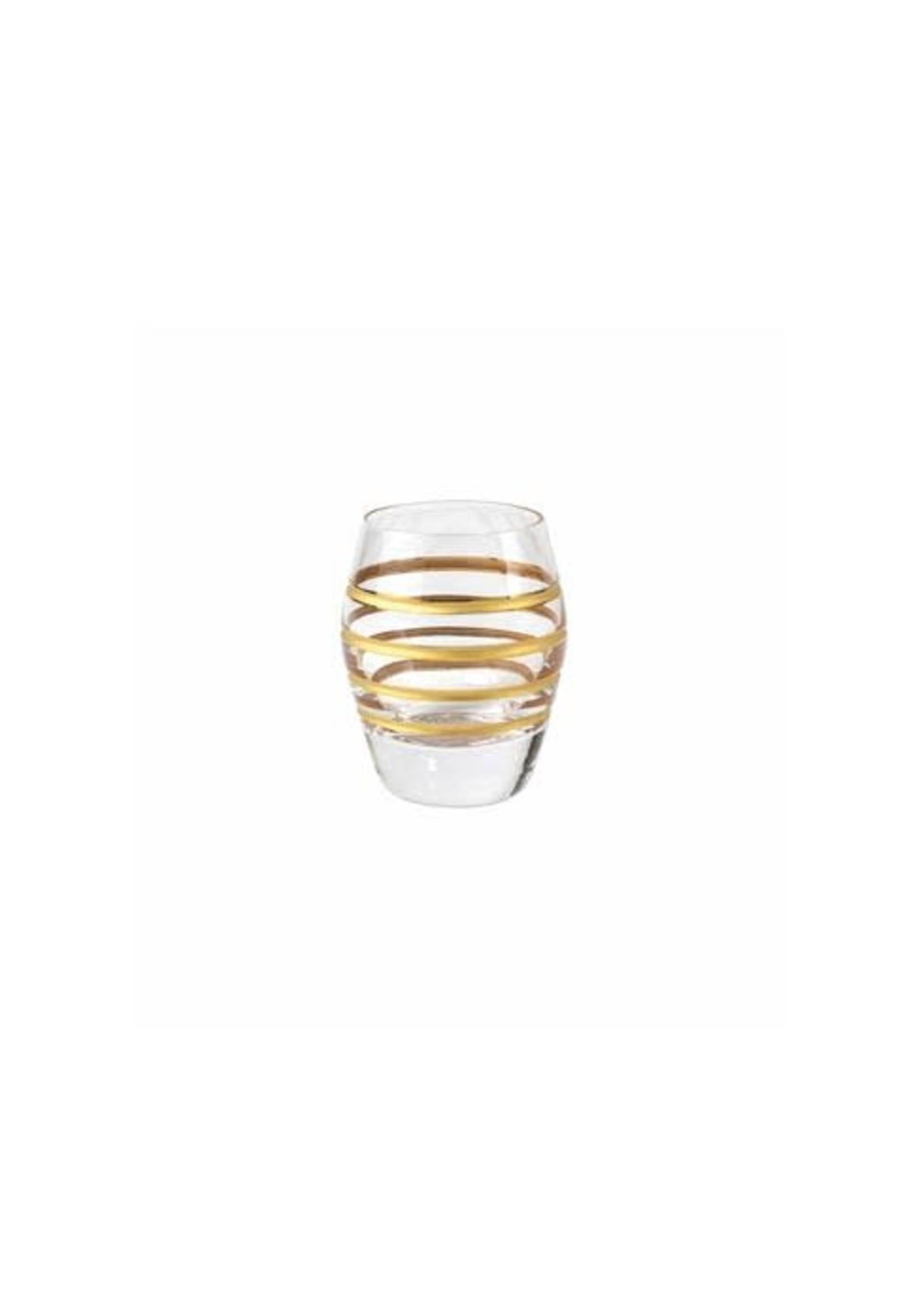 VIETRI Raffaello Swirl Liquor Glass