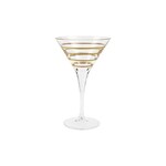 VIETRI Raffaello Swirl Martini Glass