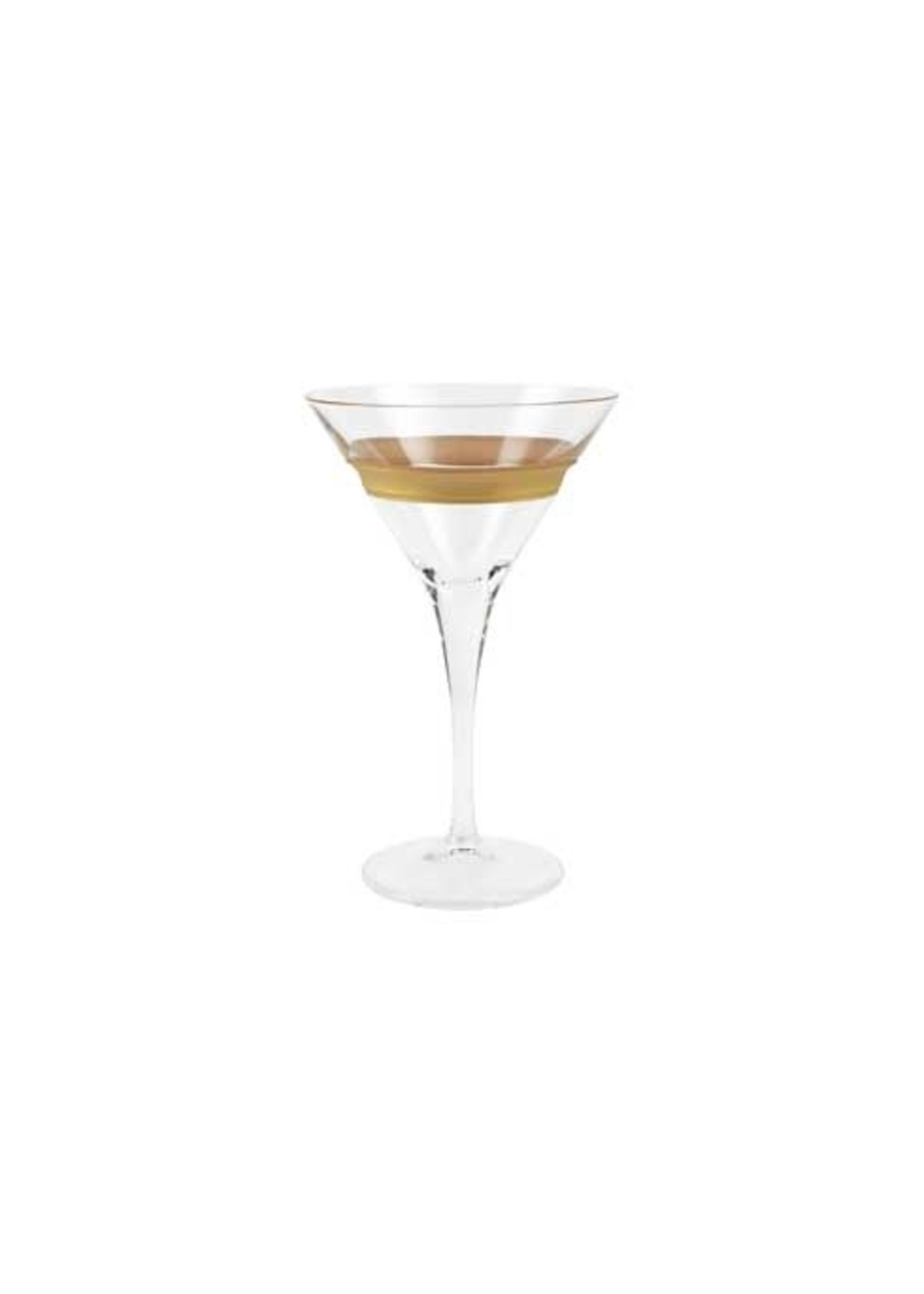 VIETRI Raffaello Banded Martini Glass