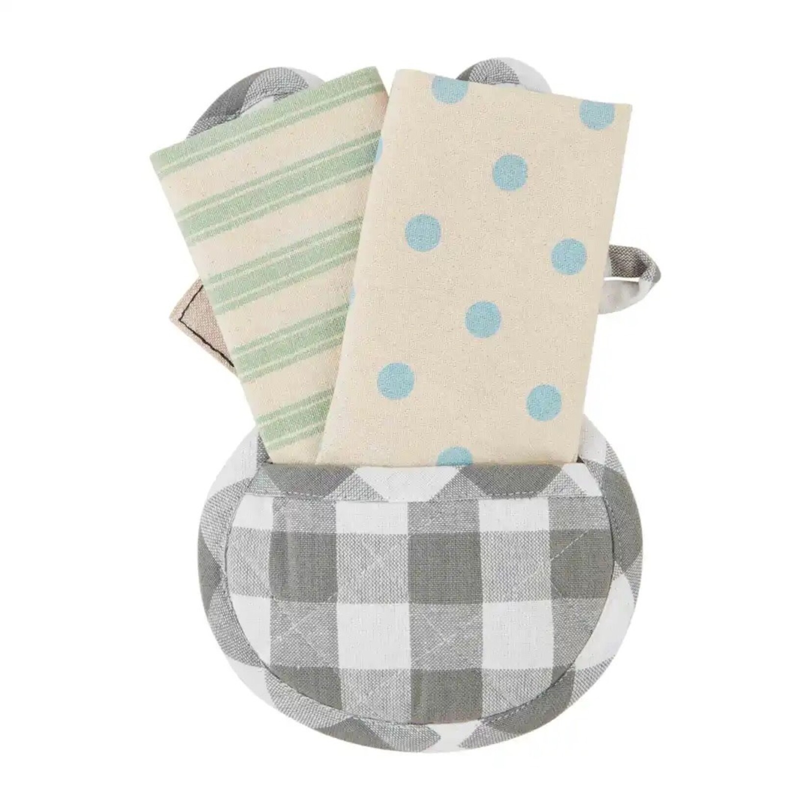 Mud Pie TAIL POT HOLDER TOWEL SET
