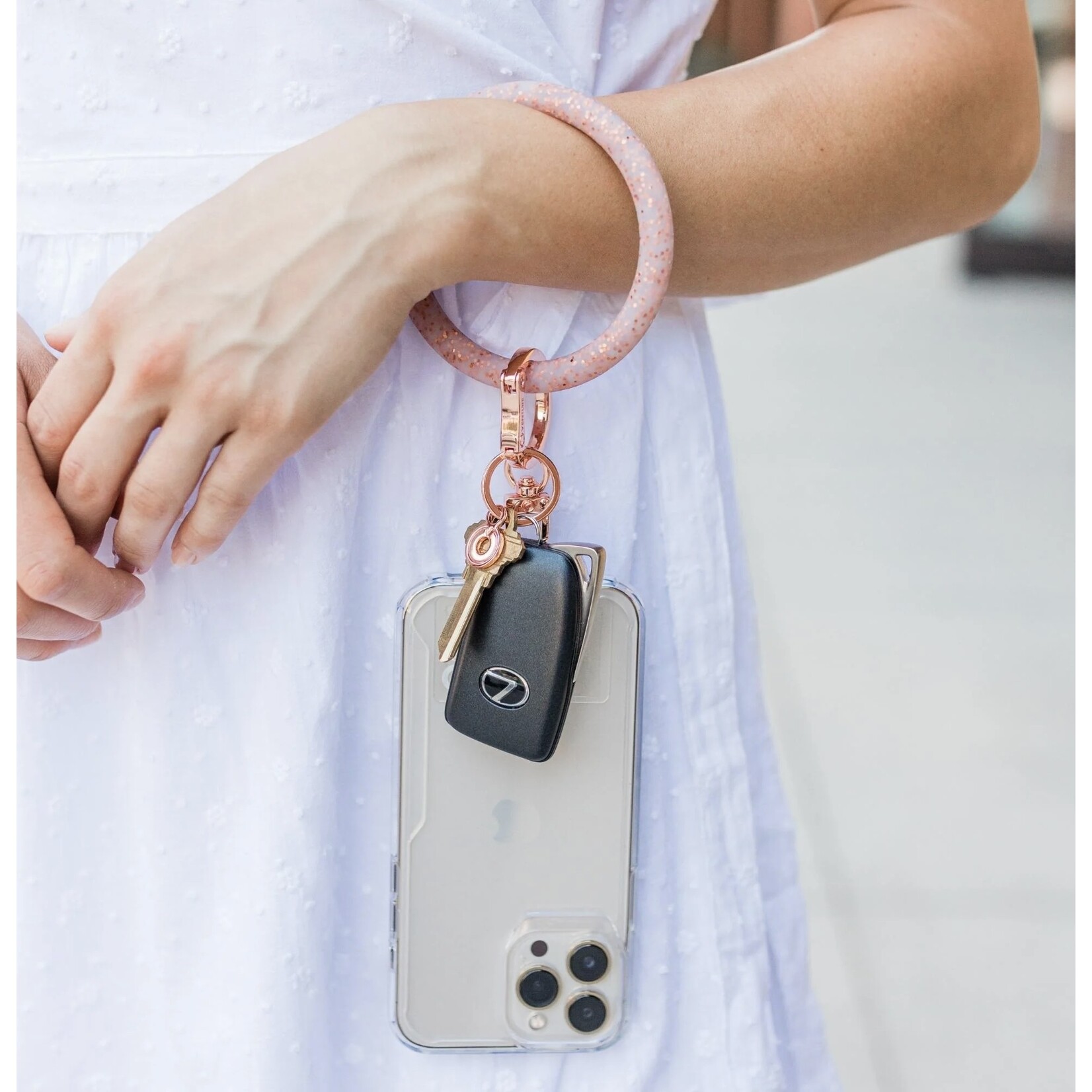 Oventure Rose Gold - The Hook Me Up™ Universal Phone Connector