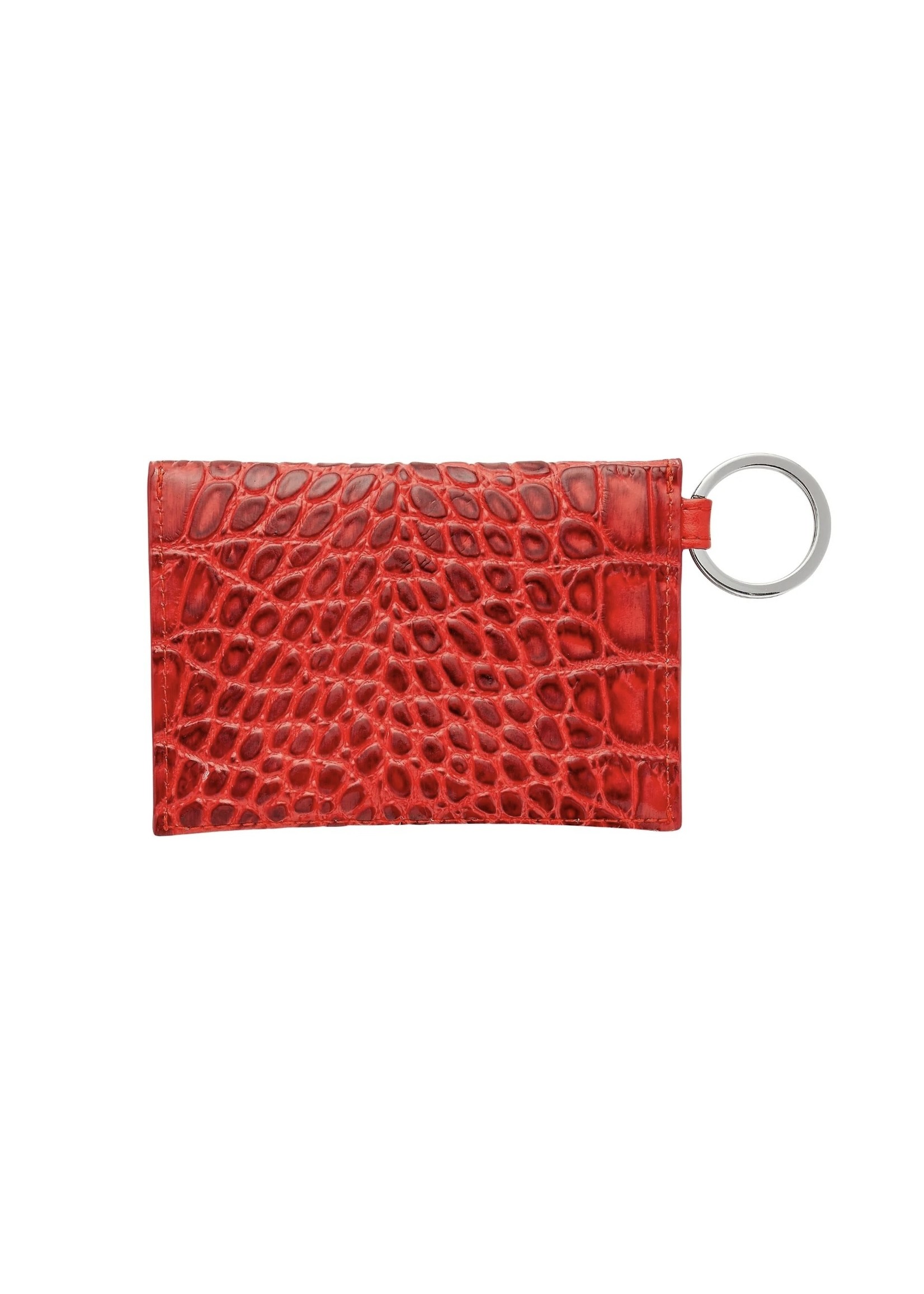 Oventure Cherry On Top Croc-Embossed - Mini Envelope Wallet