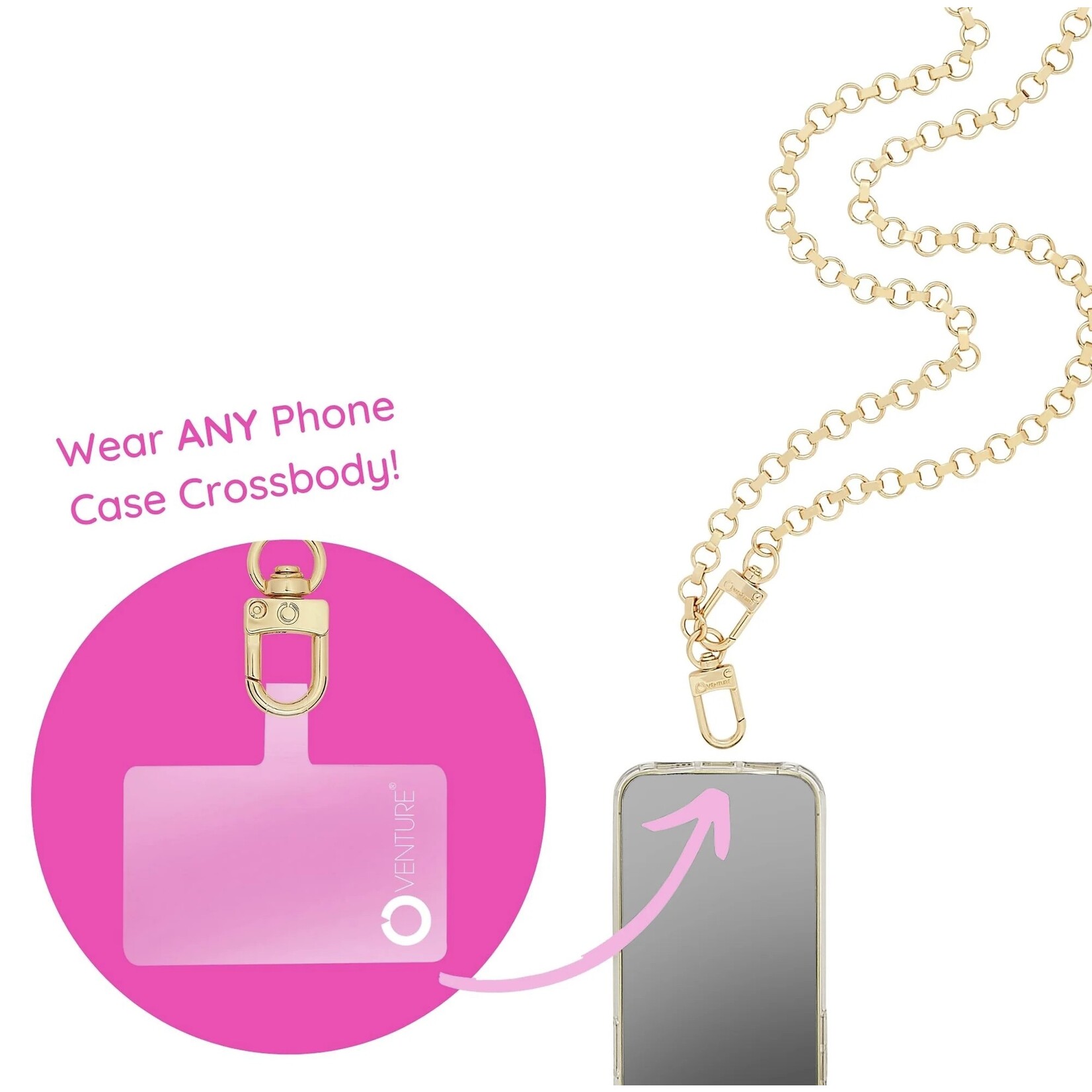 Oventure The Hook Me UpTM Crossbody Gold Rush
