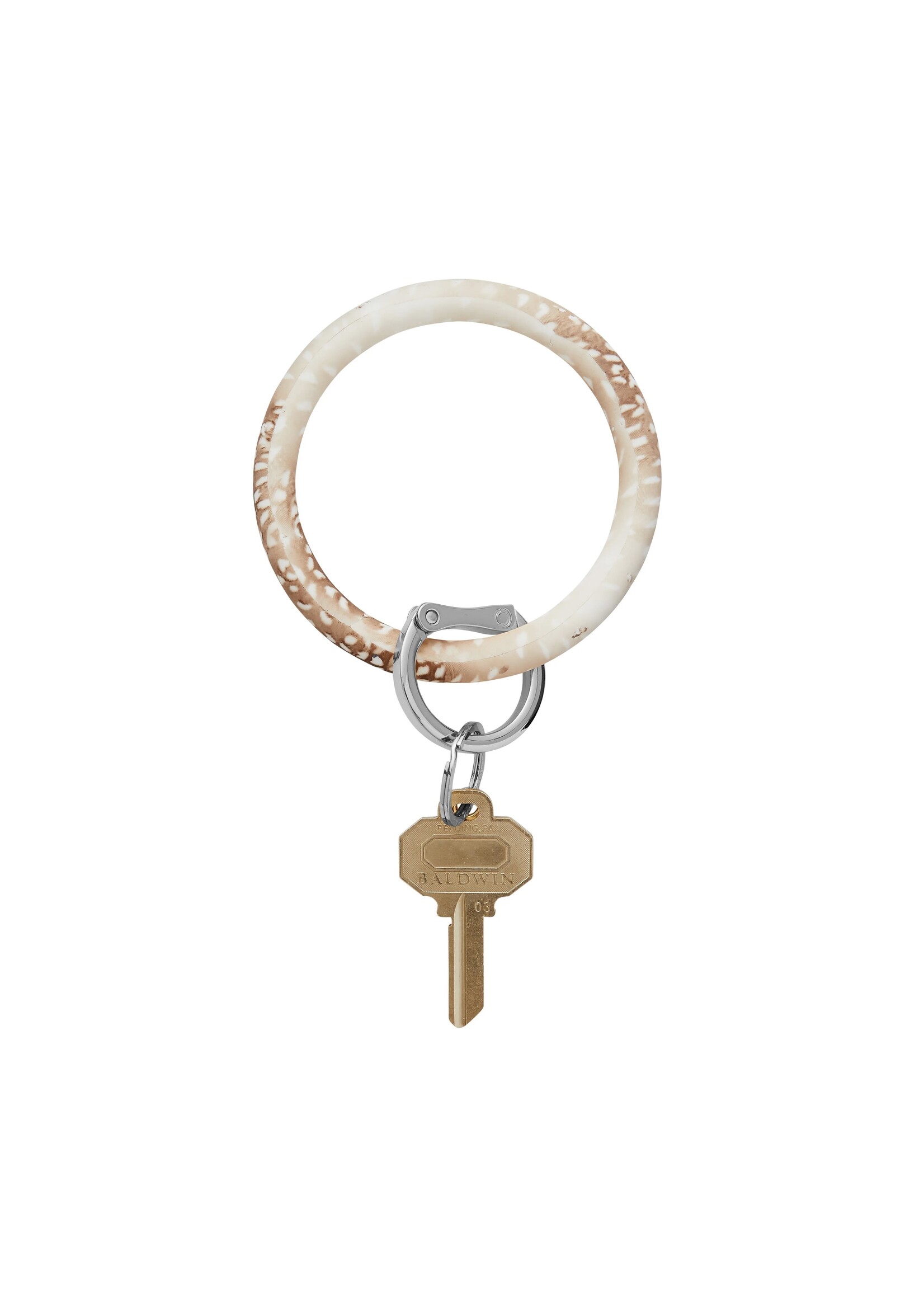 Oventure Silicone Big O® Key Ring in Antelope Print Collection