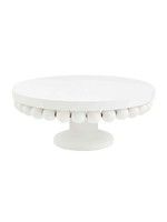 Mud Pie LARGE WHITE BEAD PEDESTAL