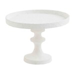 Mud Pie SHORT WHITE PEDESTAL SERVER