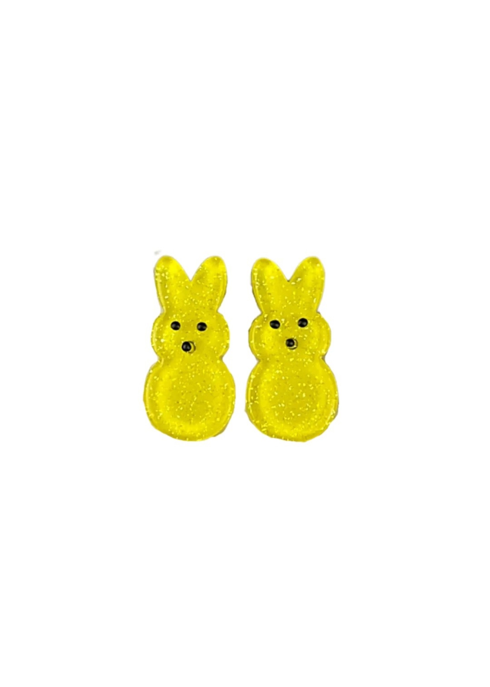 Brianna Cannon EASTER PEEP STUDS - YELLOW