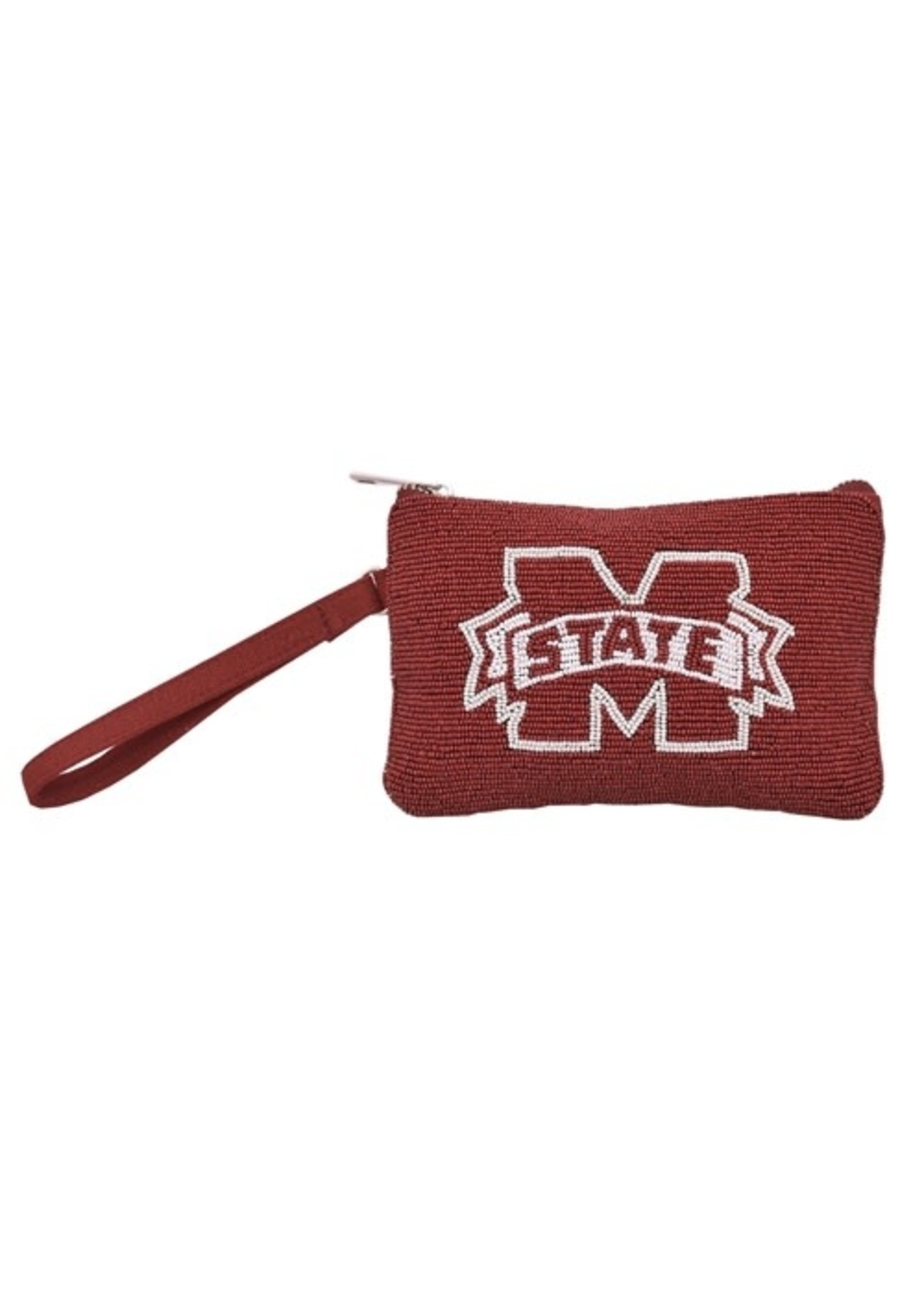 Beaded Accessory Case - Mississippi State University