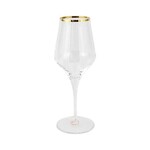 VIETRI Contessa Gold Water Glass