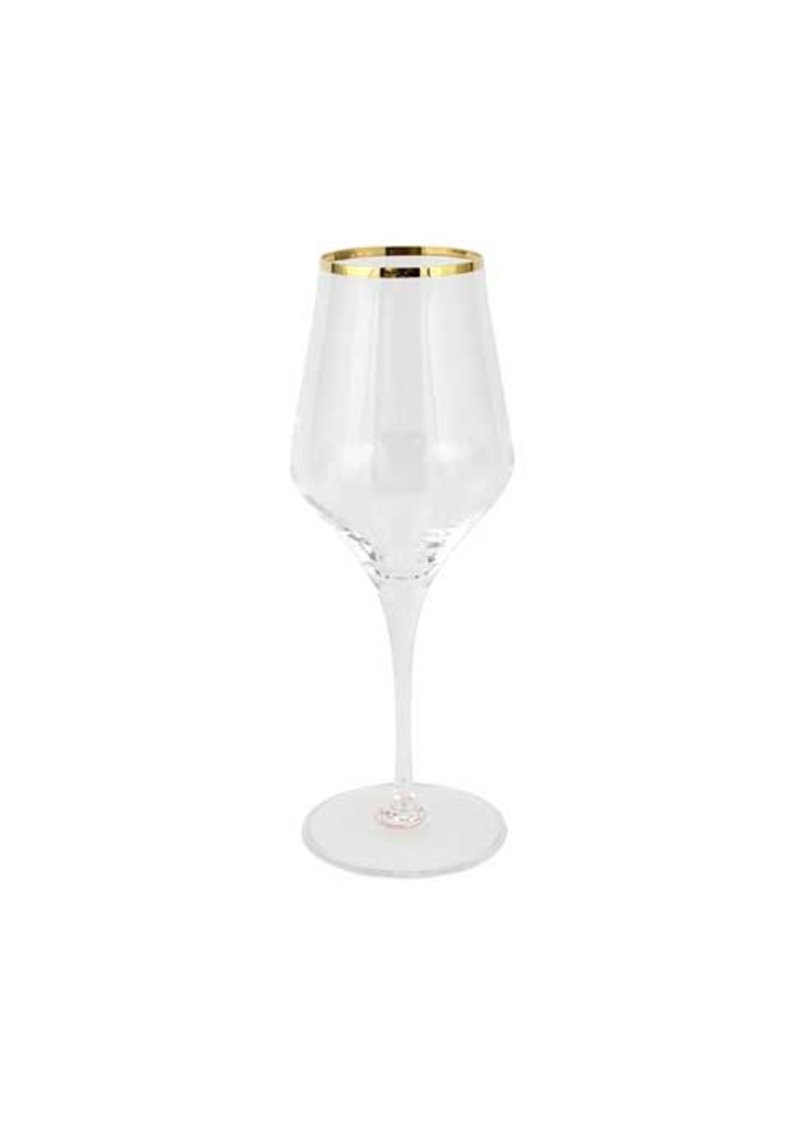 VIETRI Contessa Gold Water Glass