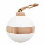 Mud Pie Ball Paulownia Ornament