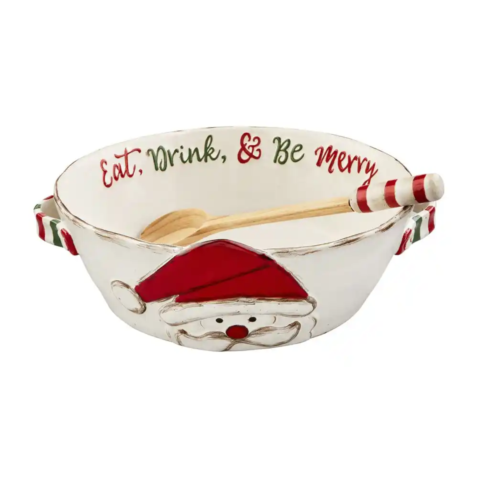 Mud Pie Farm Santa Serving Bowl Set