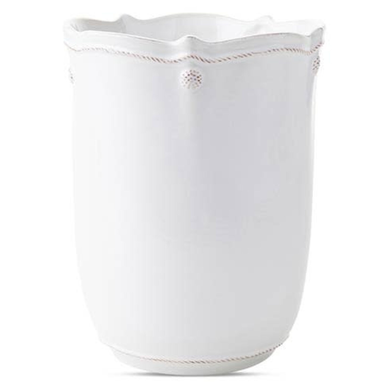 Juliska Office & Bath Berry & Thread Whitewash Wastebasket