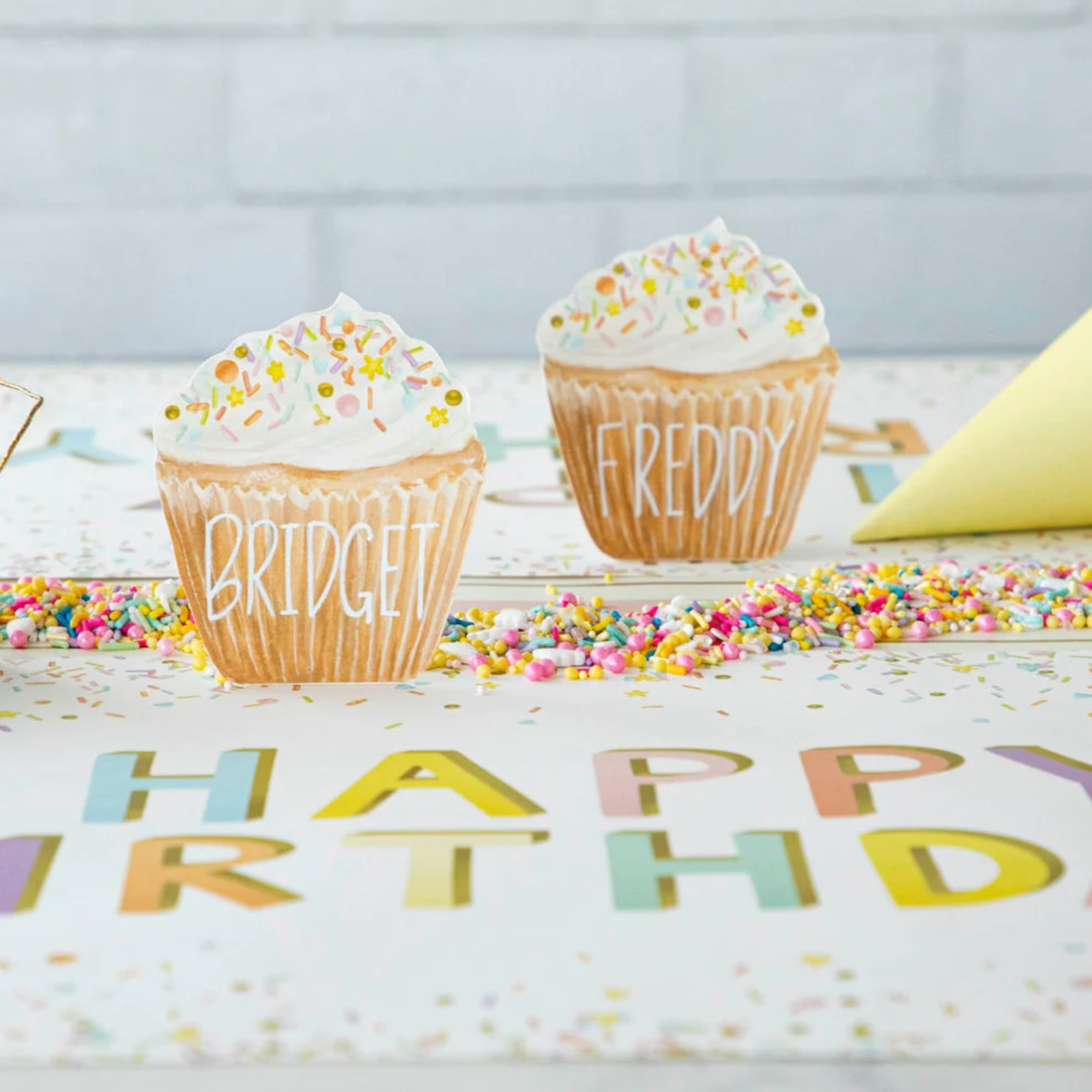 Hester & Cook Cupcake Place Card - set of 12