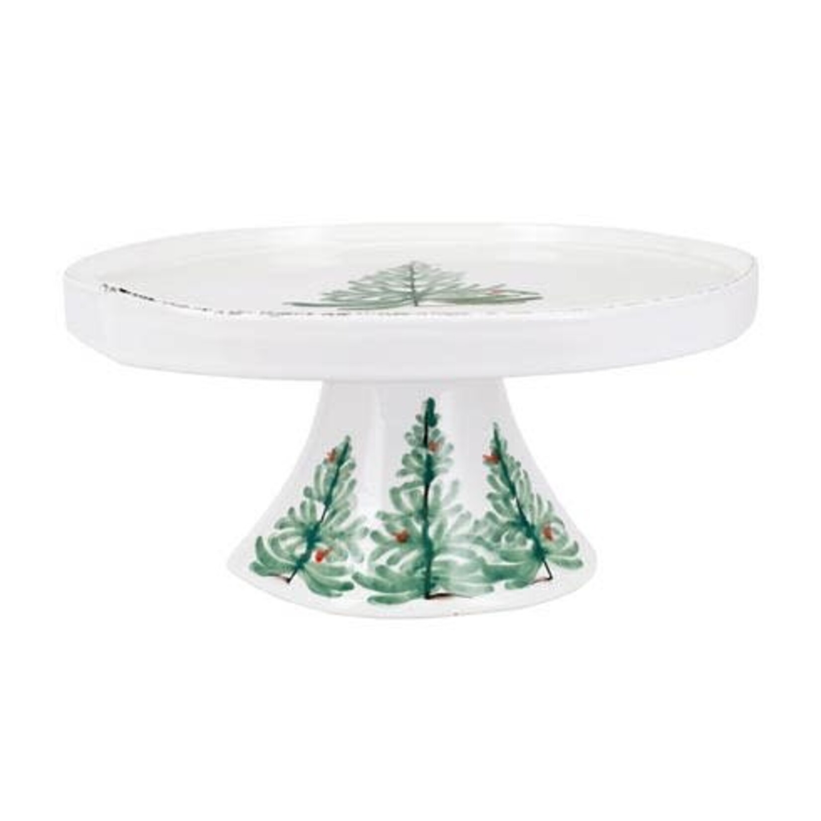 VIETRI Lastra Holiday Large Cake Stand