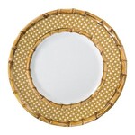 Juliska Bamboo Caning Melamine Dinner Plate