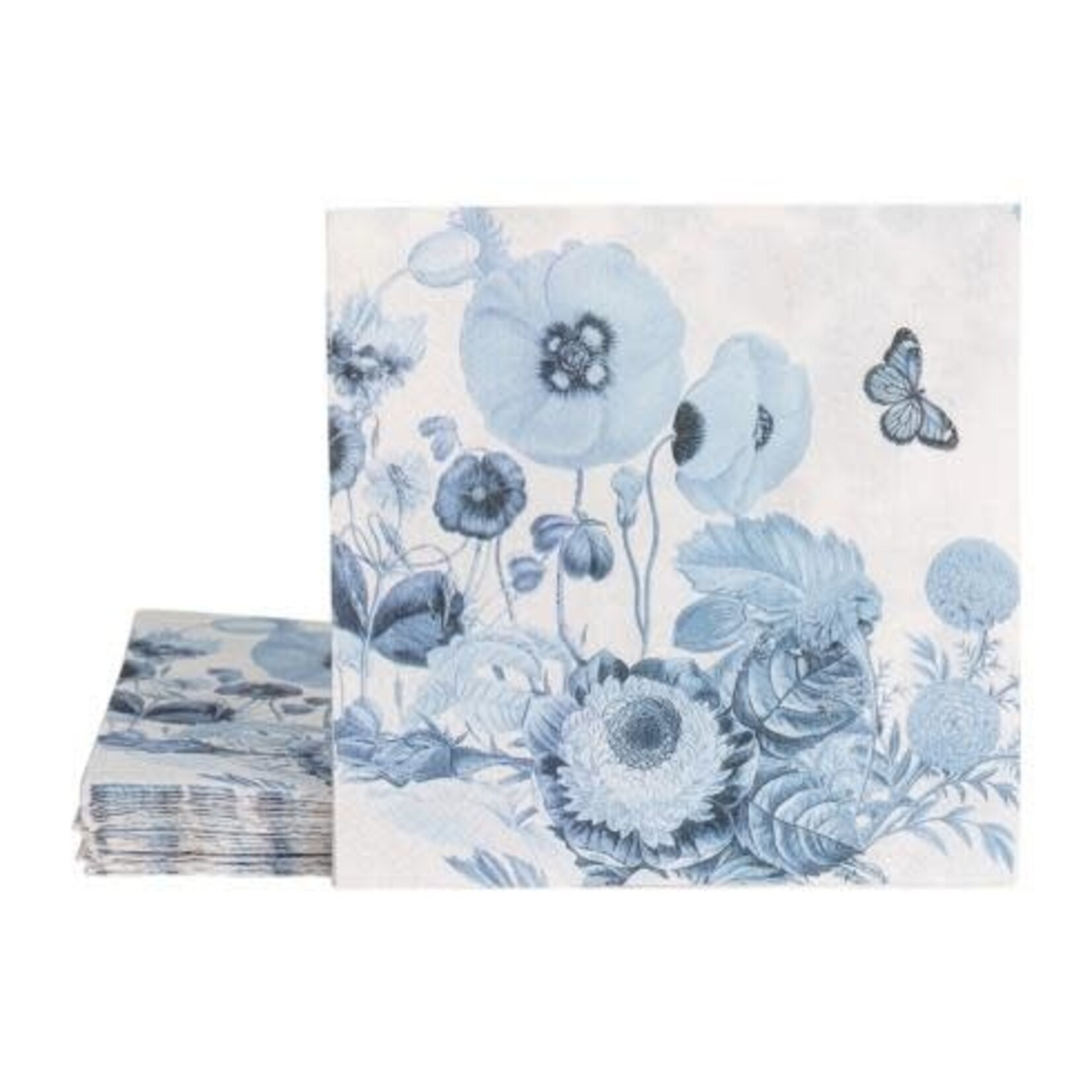 Juliska Field of Flowers Chambray Luncheon Paper Napkin Pack/20