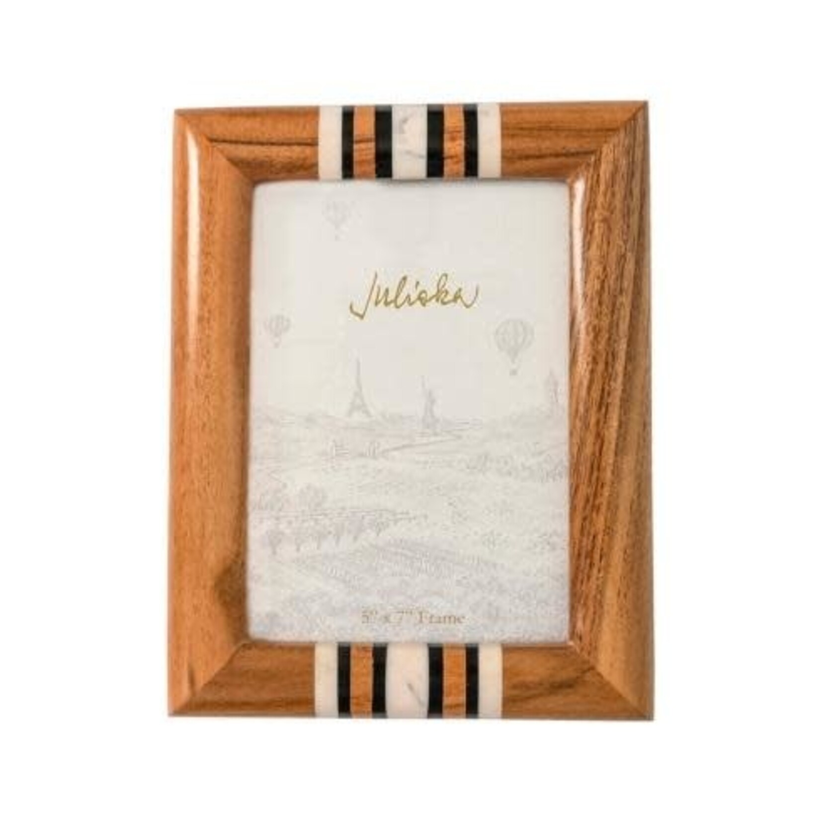 Juliska Stonewood Stripe Picture Frames & Decor 5" x 7" Frame