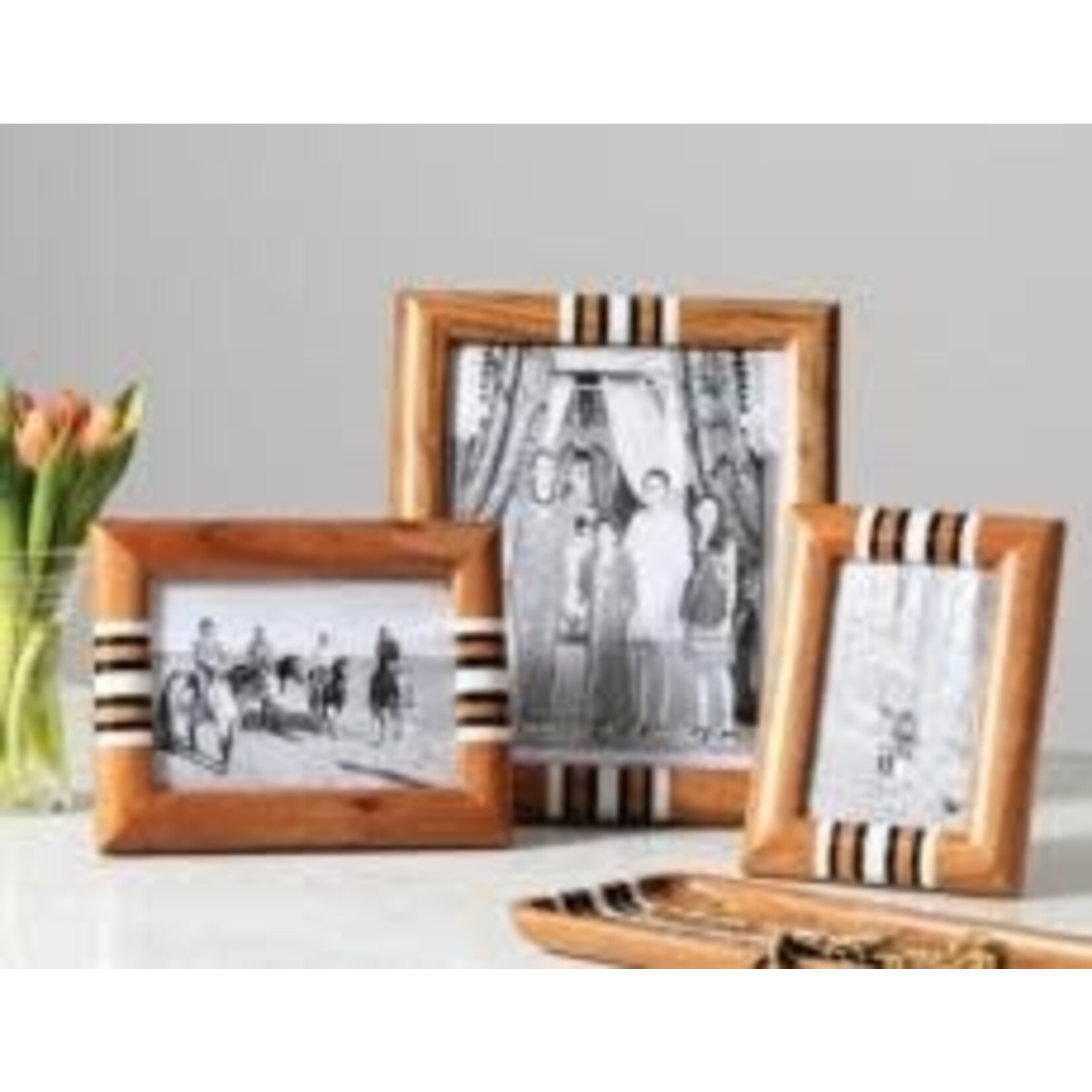 Juliska Stonewood Stripe Picture Frames & Decor 5" x 7" Frame